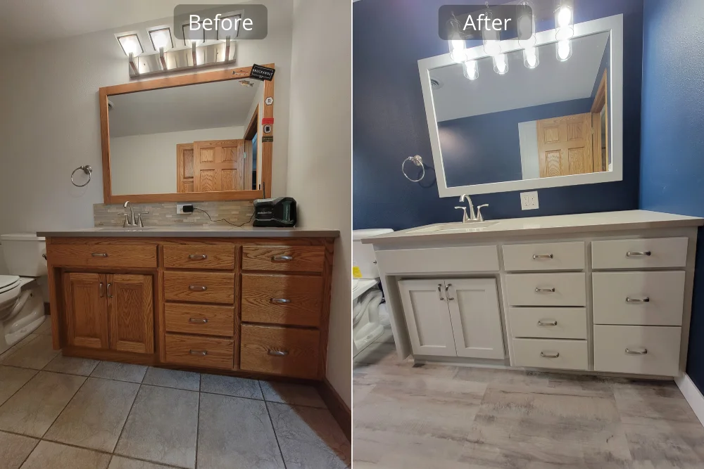 Bathroom Remodel Before and After